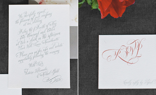DIY Wedding Invitation Suite with Belluccia font