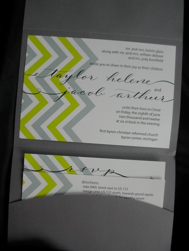 calligraphy wedding invitation chevron design hand lettering 