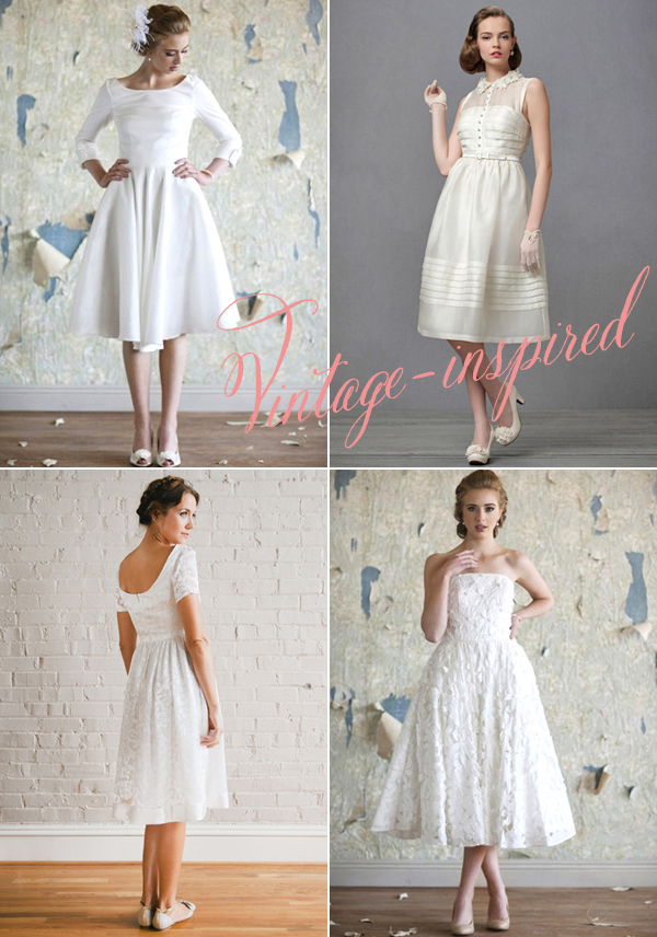 Vintage inspired wedding dresses selected by Snippet Ink